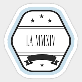 LA MMXIV Sticker